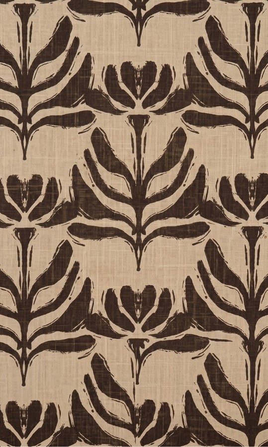 Beige & Brown Botanical Printed Kurti