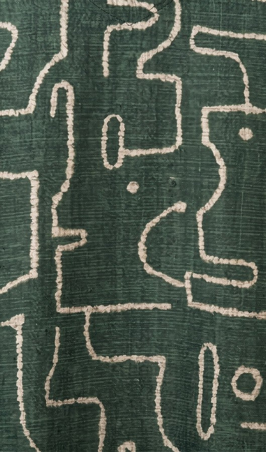 Forest Green Abstract Printed Straight Kurti
