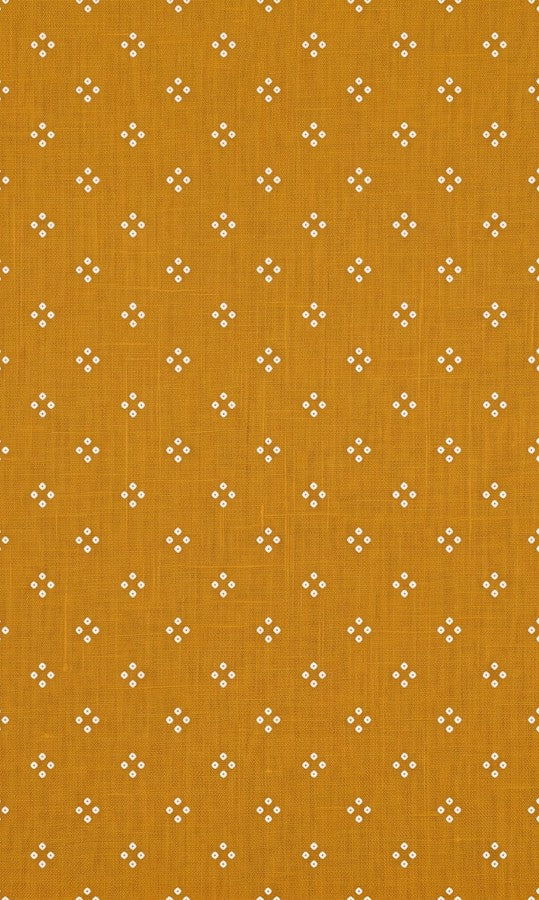 Mustard Bandhani Print Straight Kurti