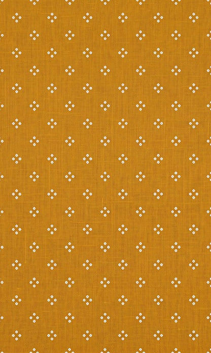 Mustard Bandhani Print Straight Kurti