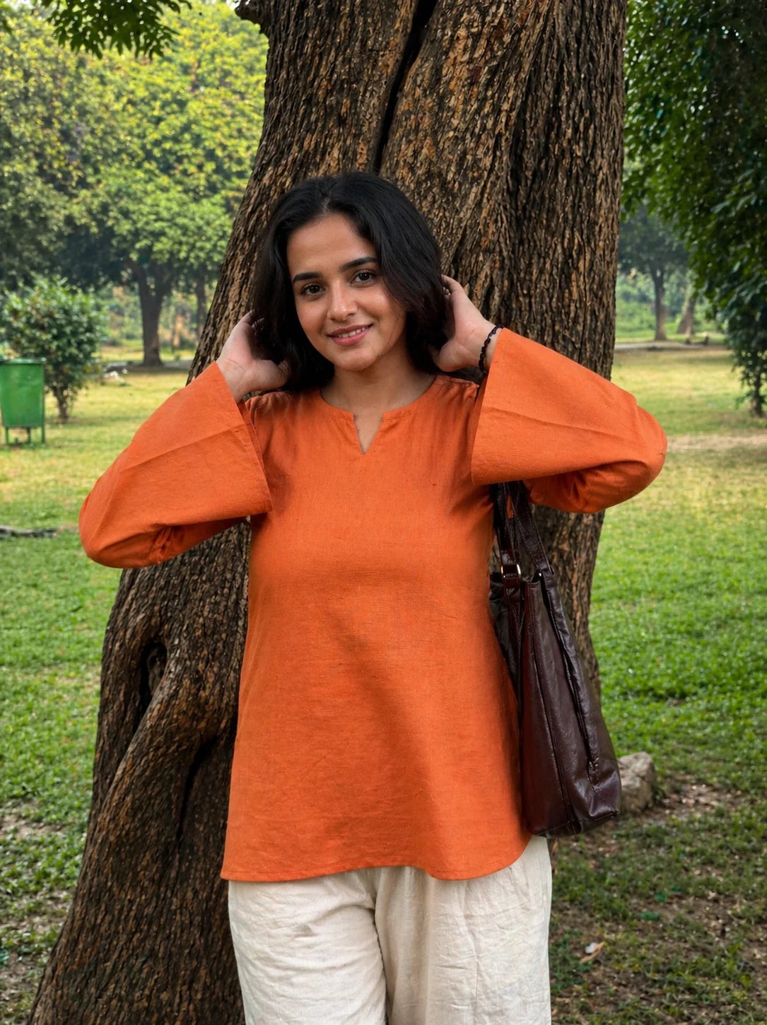 Peru Solid Work Wear Kurti